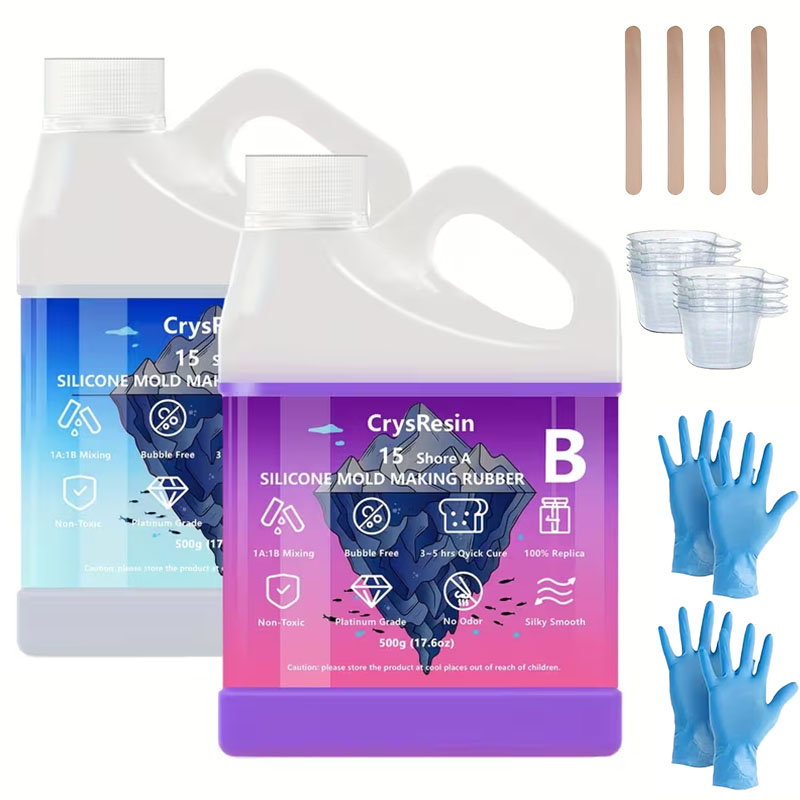 Soap Making Liquid - 500ml 2 Bottles Liquid Silicone for