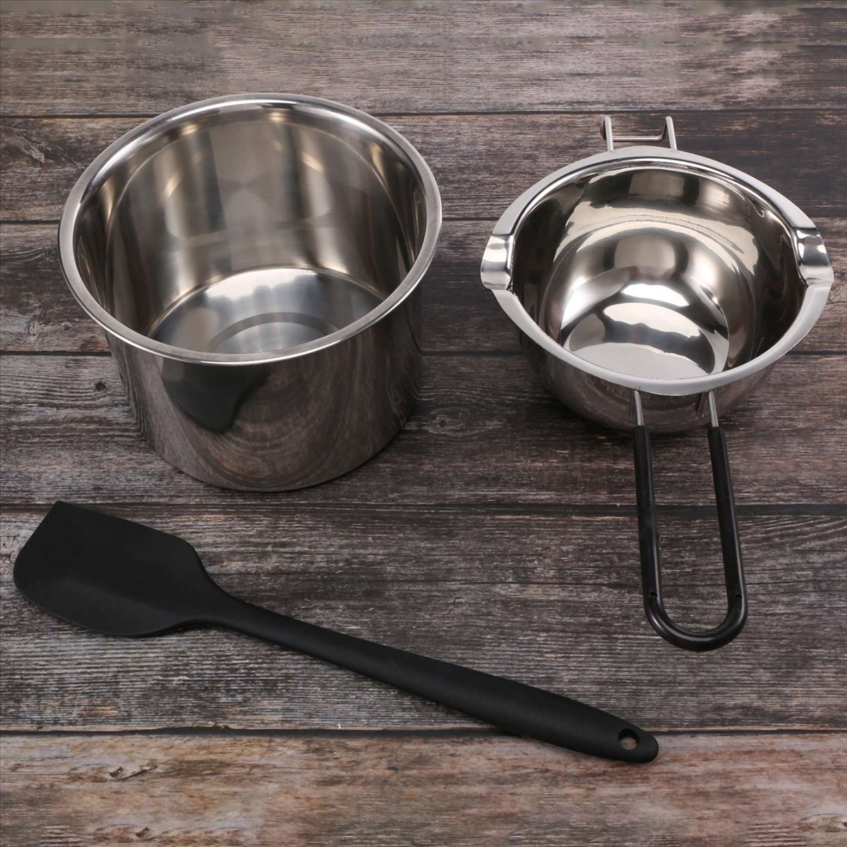 Soap Making Double Boiler - ABLQ Double Boiler Pot Set Stainless