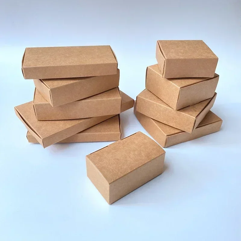 Kraft Soap Label - Natural Brown Kraft Paper Box 50pcs