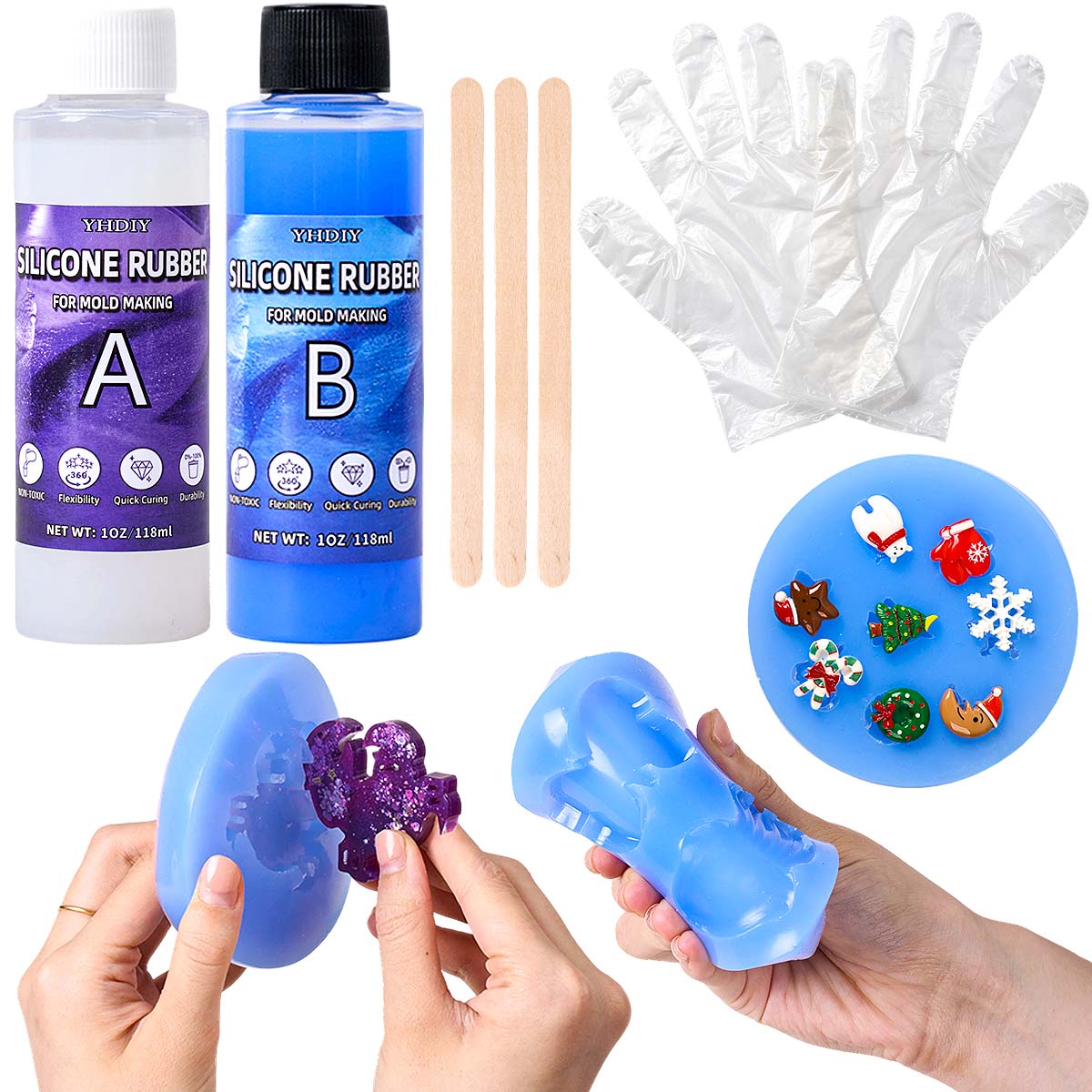 118ml/296ml Silicone Mold Maki - Soap Making Liquid recension och pris