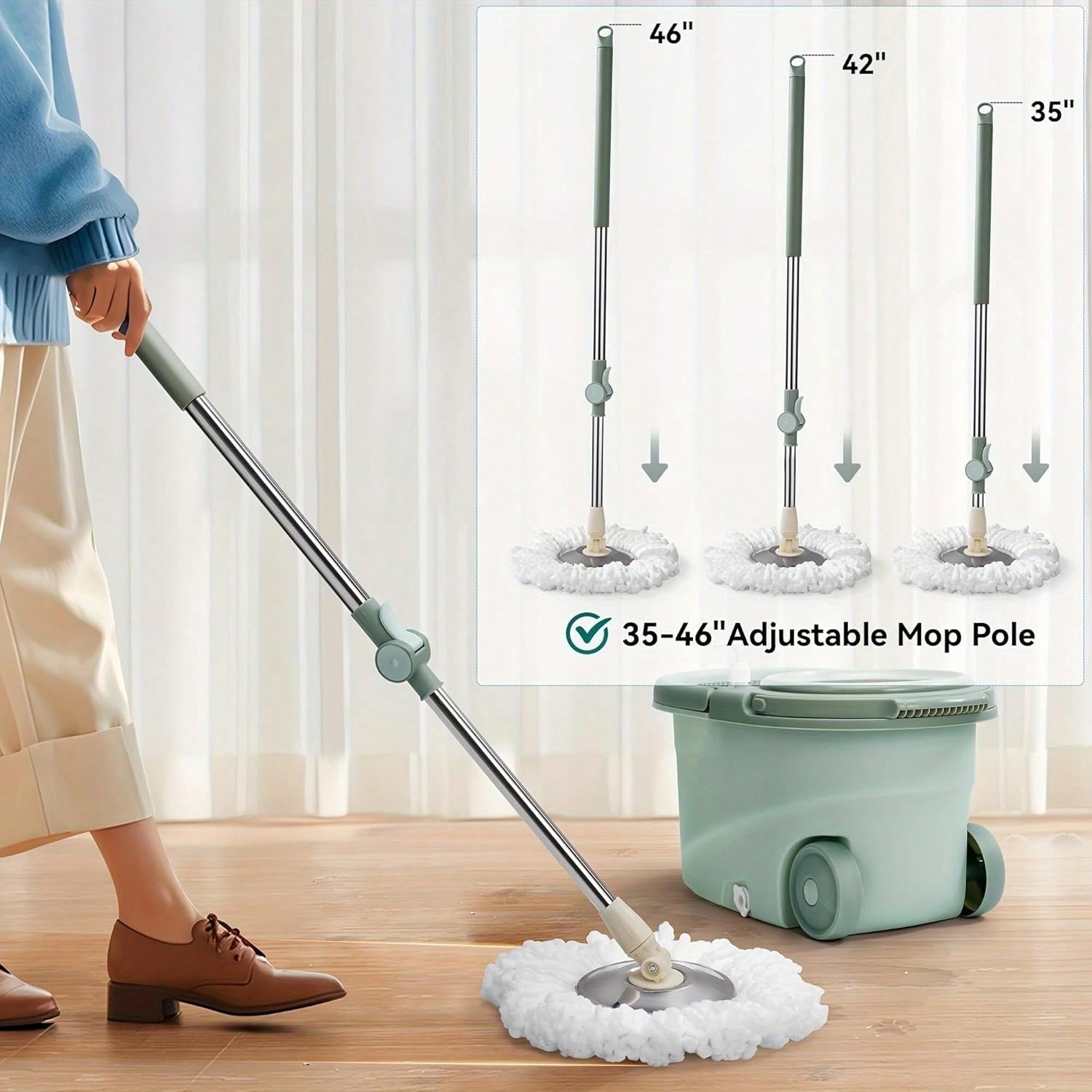 360 Spin Mop And Bucket System - Kraft Soap Label recension och pris