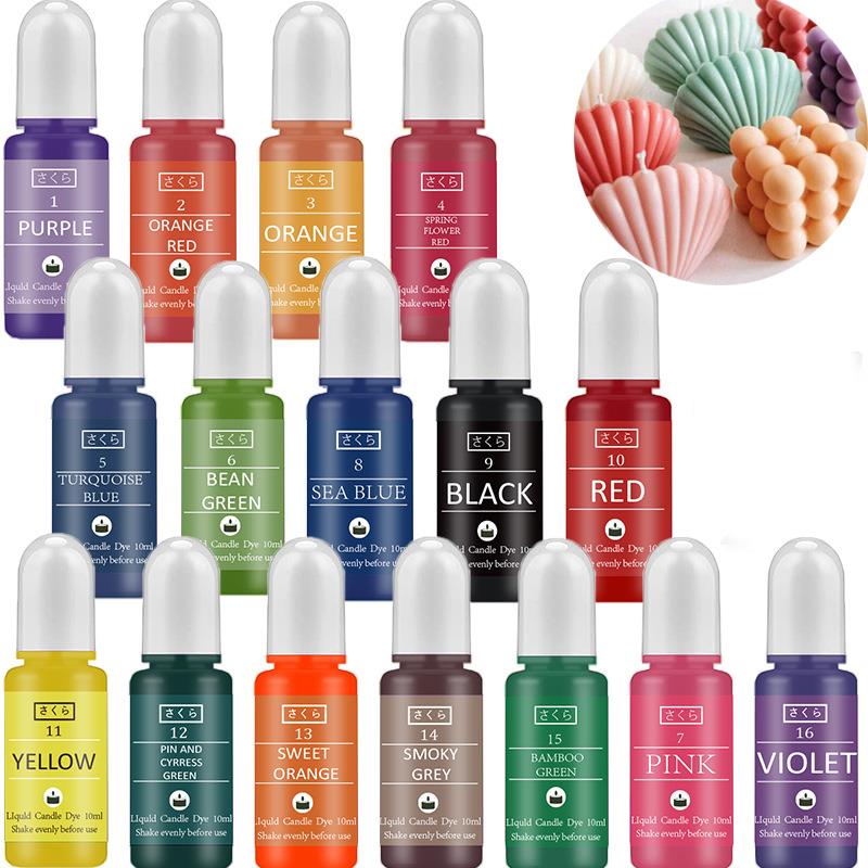 10ml/Bottle Candle Wax Pigment - Soap Making Liquid recension och pris