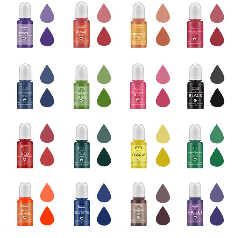 10ml/Bottle Candle Wax Pigment - Soap Making Liquid recension och pris