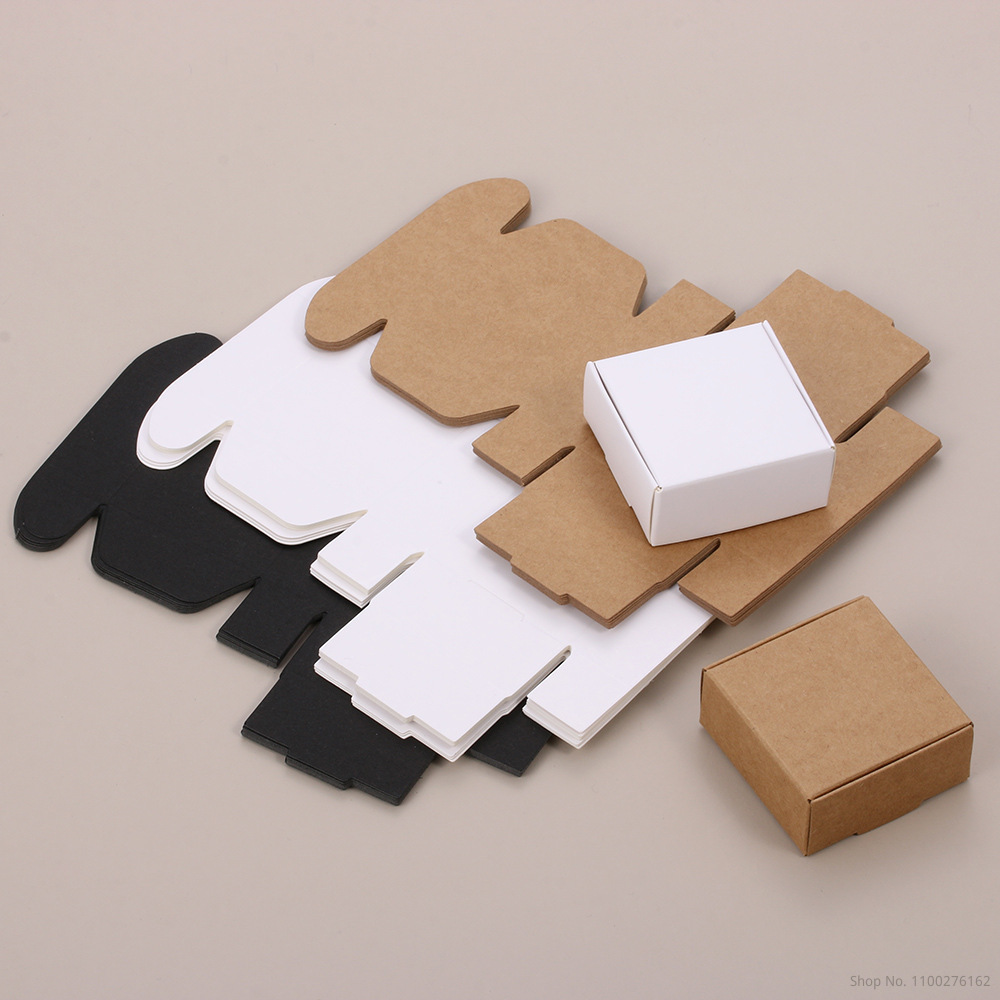 50pcs / Kraft Carton Black Whi - Kraft Soap Label recension och pris