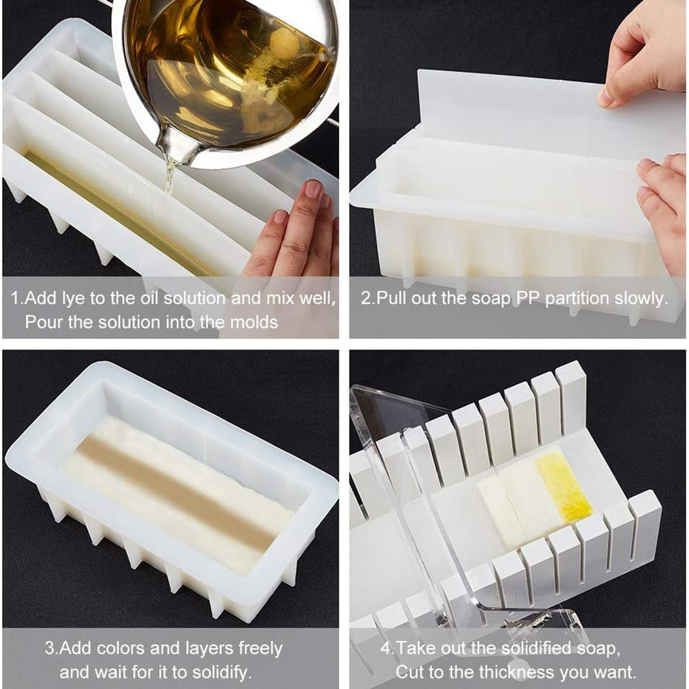 42oz Silicone Soap Mold with 5 - Soap Making Lye recension och pris
