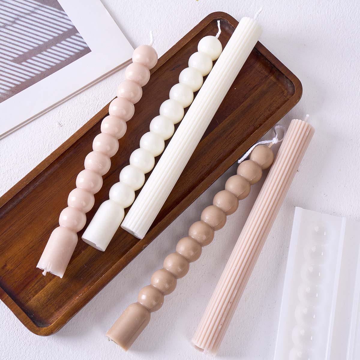 3D Long Stripes Bubble Bead Pi - Soap Making Lye recension och pris
