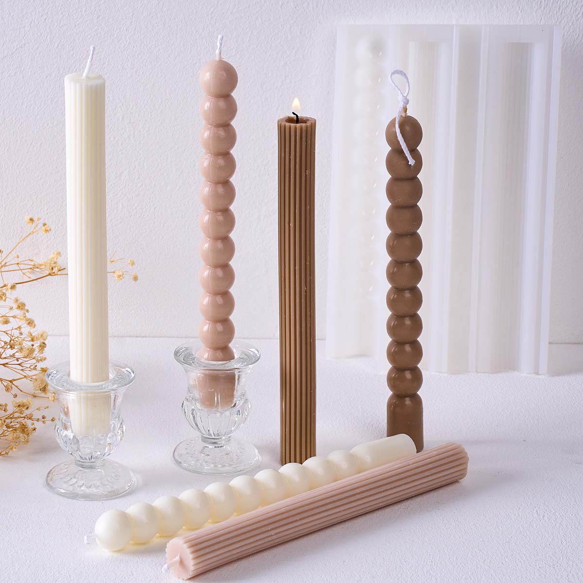 3D Long Stripes Bubble Bead Pi - Soap Making Lye recension och pris