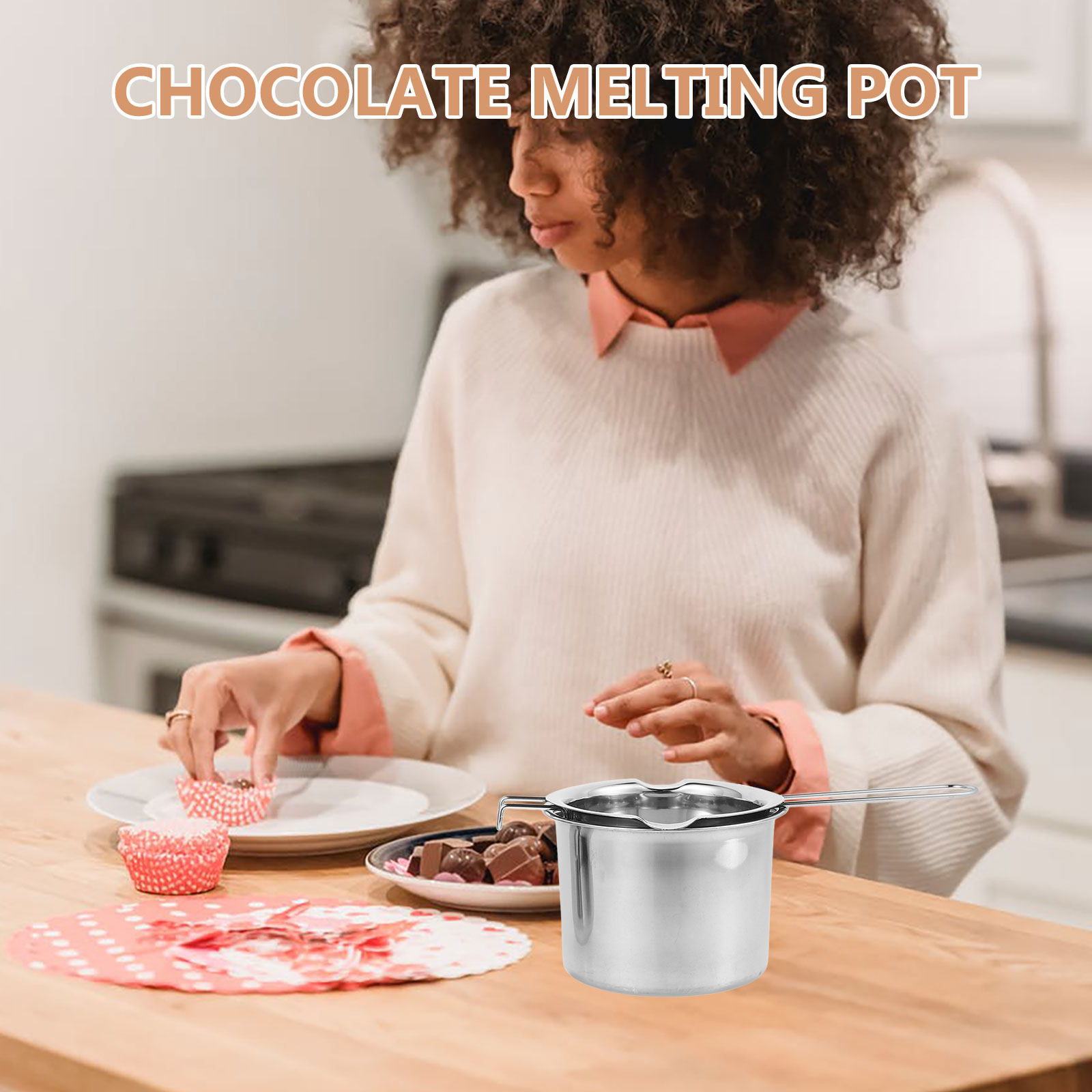 1Set Double Boiler Wax Melting - Soap Making Double Boiler recension och pris