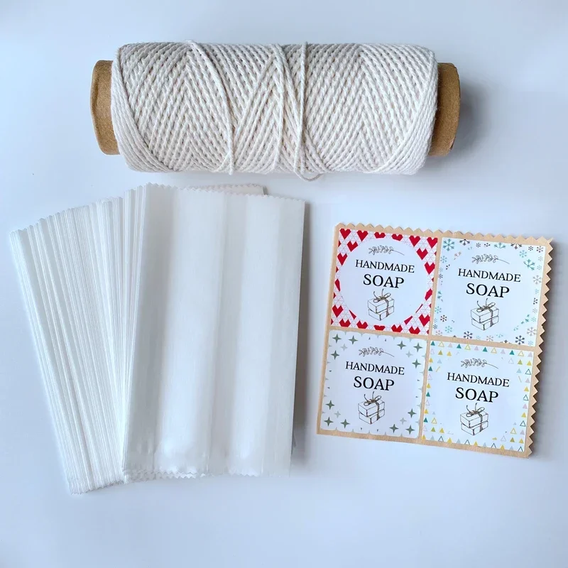 Handmade Soap Packaging Bag Wi - Kraft Soap Label recension och pris