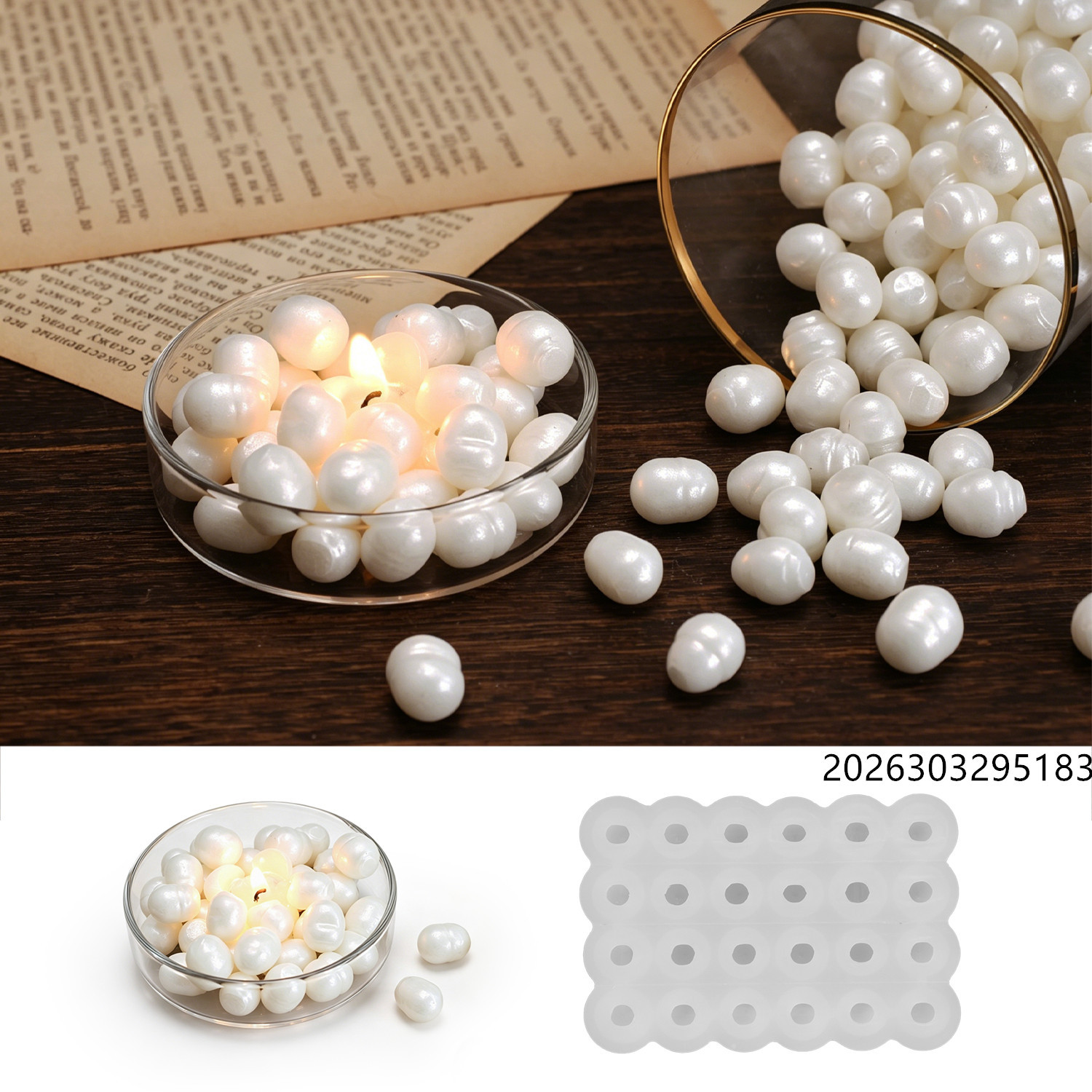 Healing Ocean Pearl Mirror Wax - Soap Making Bar recension och pris