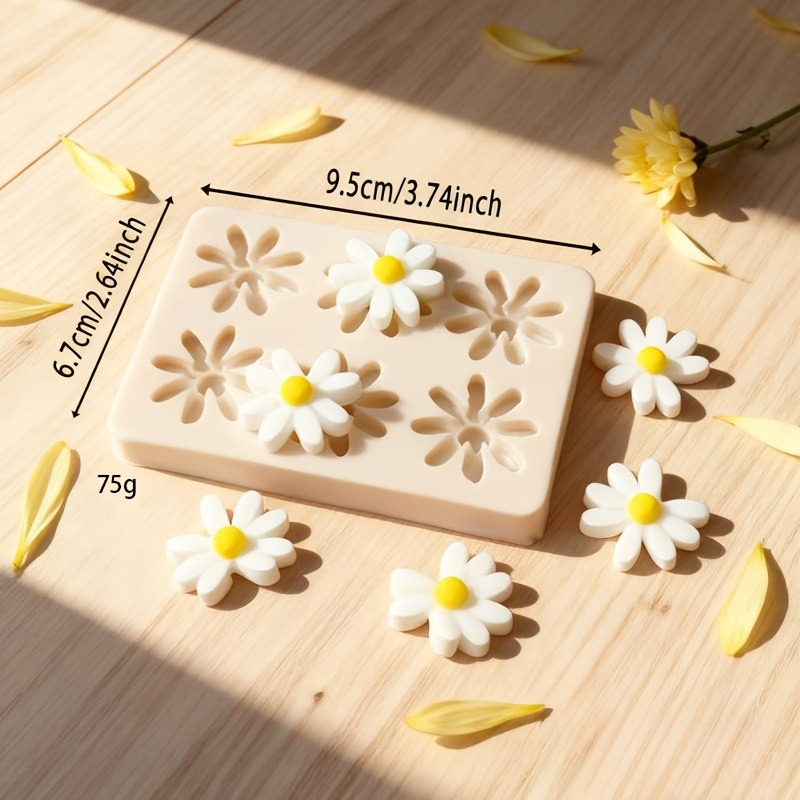 1pc 3D Daisy Sunflower Silicon - Soap Making Bar recension och pris