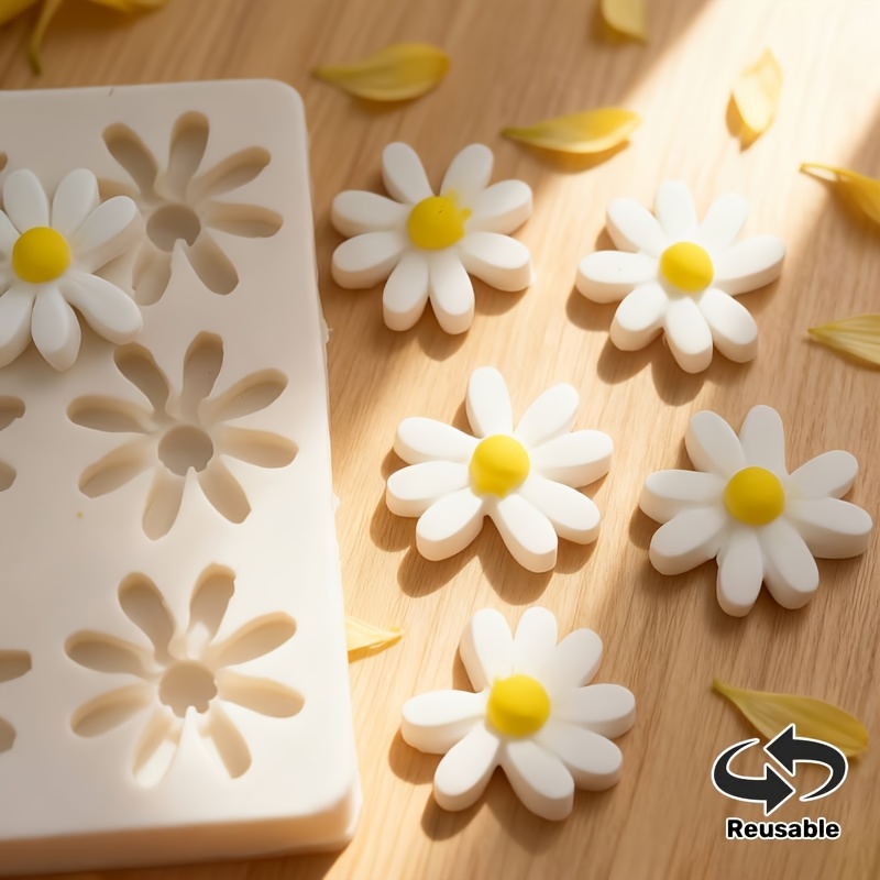 1pc 3D Daisy Sunflower Silicon - Soap Making Bar recension och pris