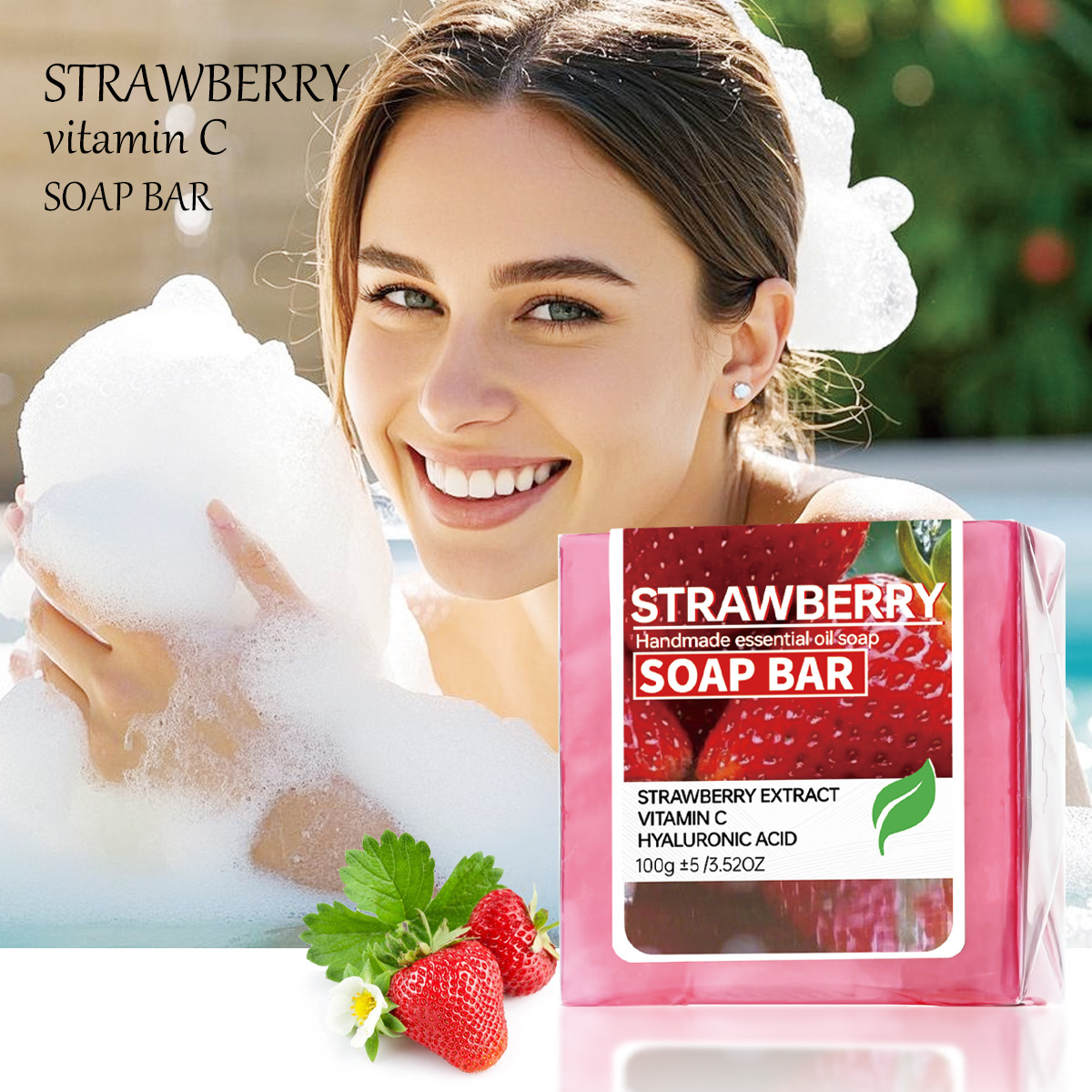 Strawberry Fruit Jam Puree Ess - Essential Oil Soap recension och pris