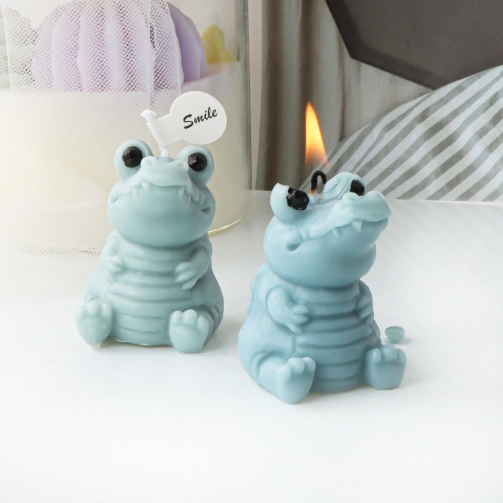 3D Cute Crocodile Candle Silic - Soap Making Gifts recension och pris