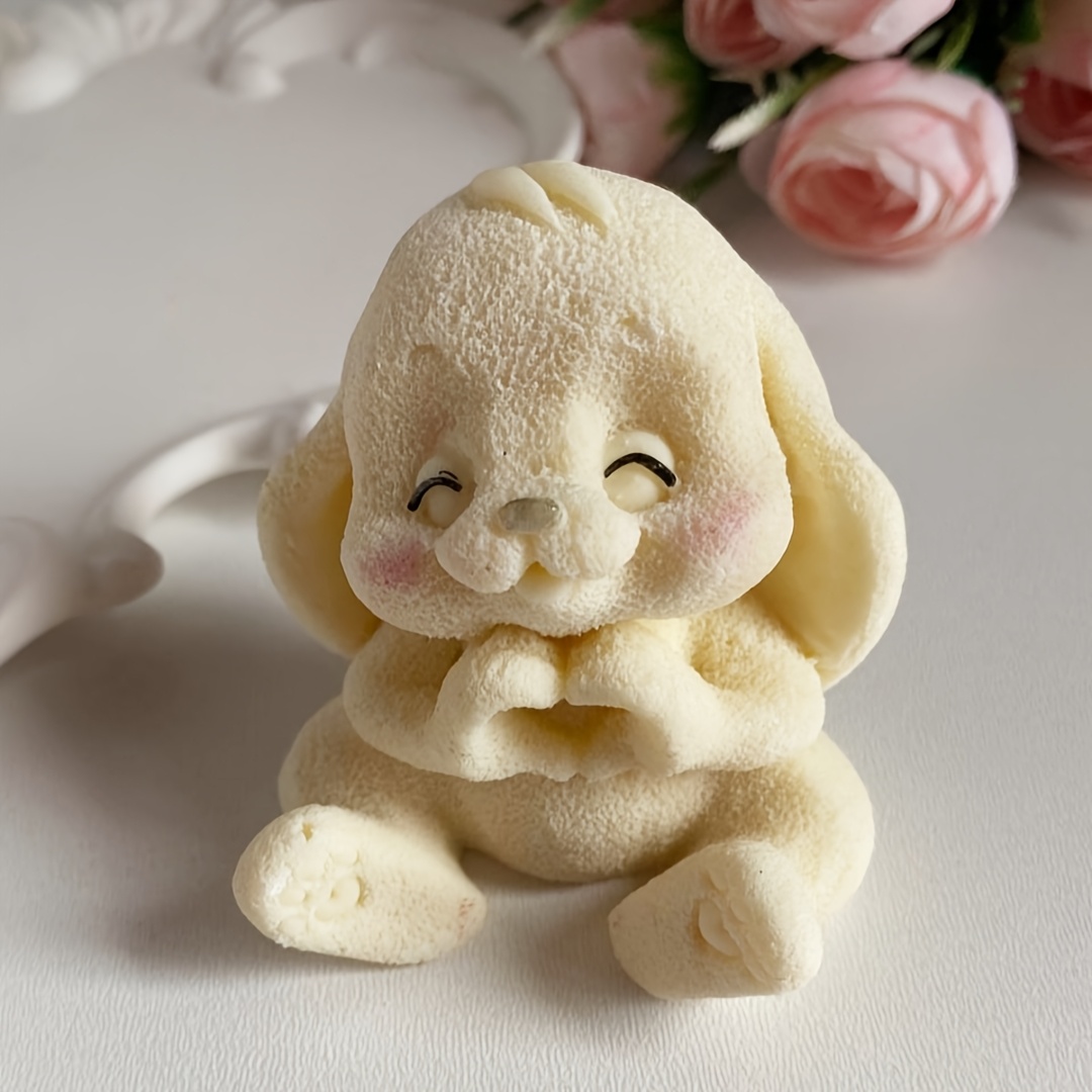 1pc Adorable Rabbit Resin Sili - Soap Making Bar recension och pris