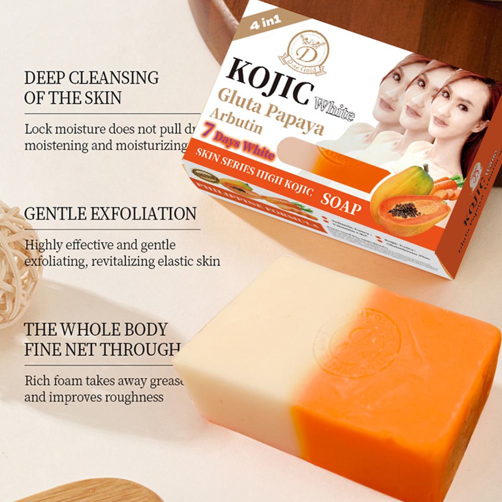 160g Papaya Kojic Acid Essenti - Castor Oil Soap recension och pris