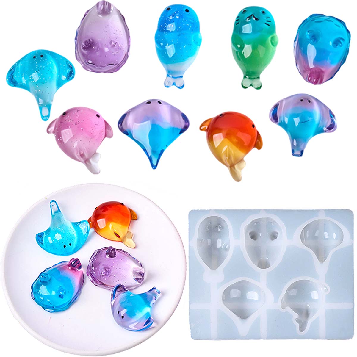 3D Healing Kawaii Manta Ray Wh - Soap Making Bar recension och pris