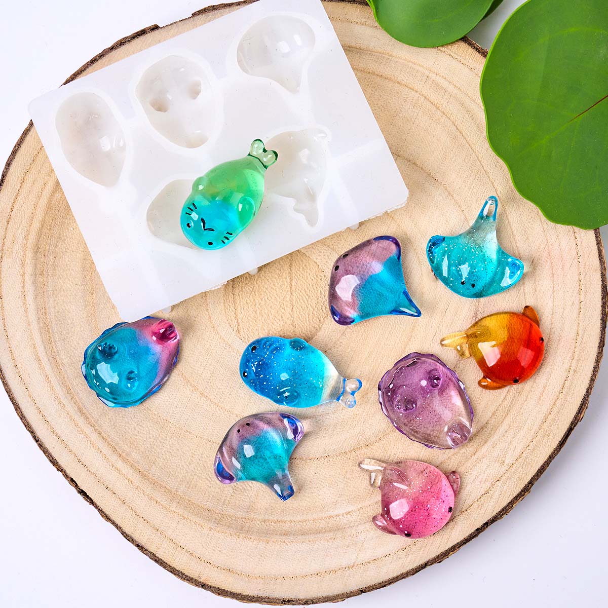 3D Healing Kawaii Manta Ray Wh - Soap Making Bar recension och pris