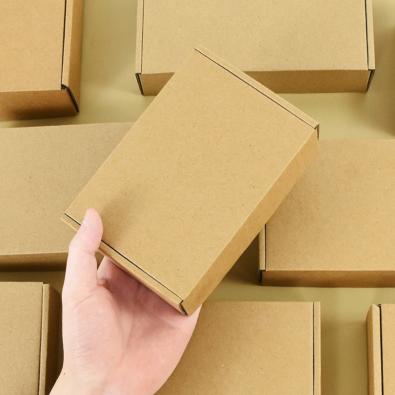 5pcs Kraft Paper Gift Box Mult - Kraft Soap Label recension och pris