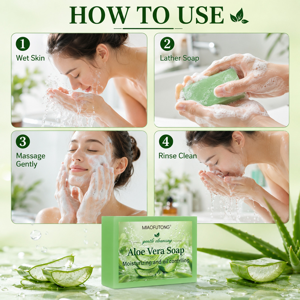 4 In 1 Aloe Vera Handmade Esse - Castor Oil Soap recension och pris