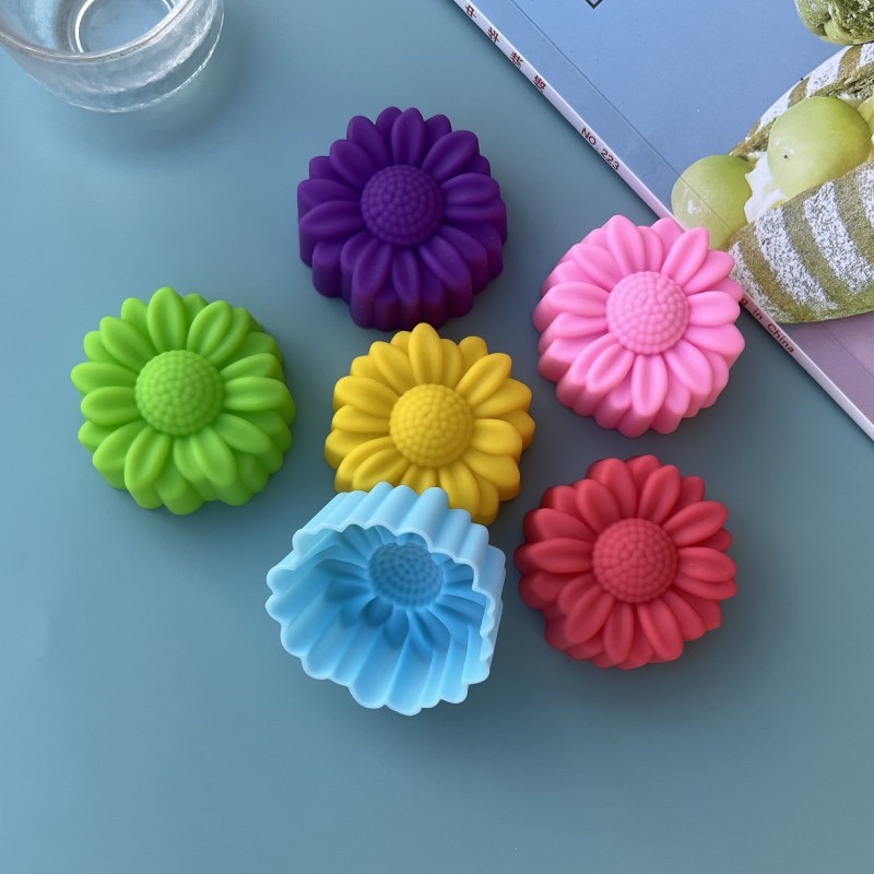 6 Pcs Set Non-Stick Flower Des - Soap Making Bar recension och pris