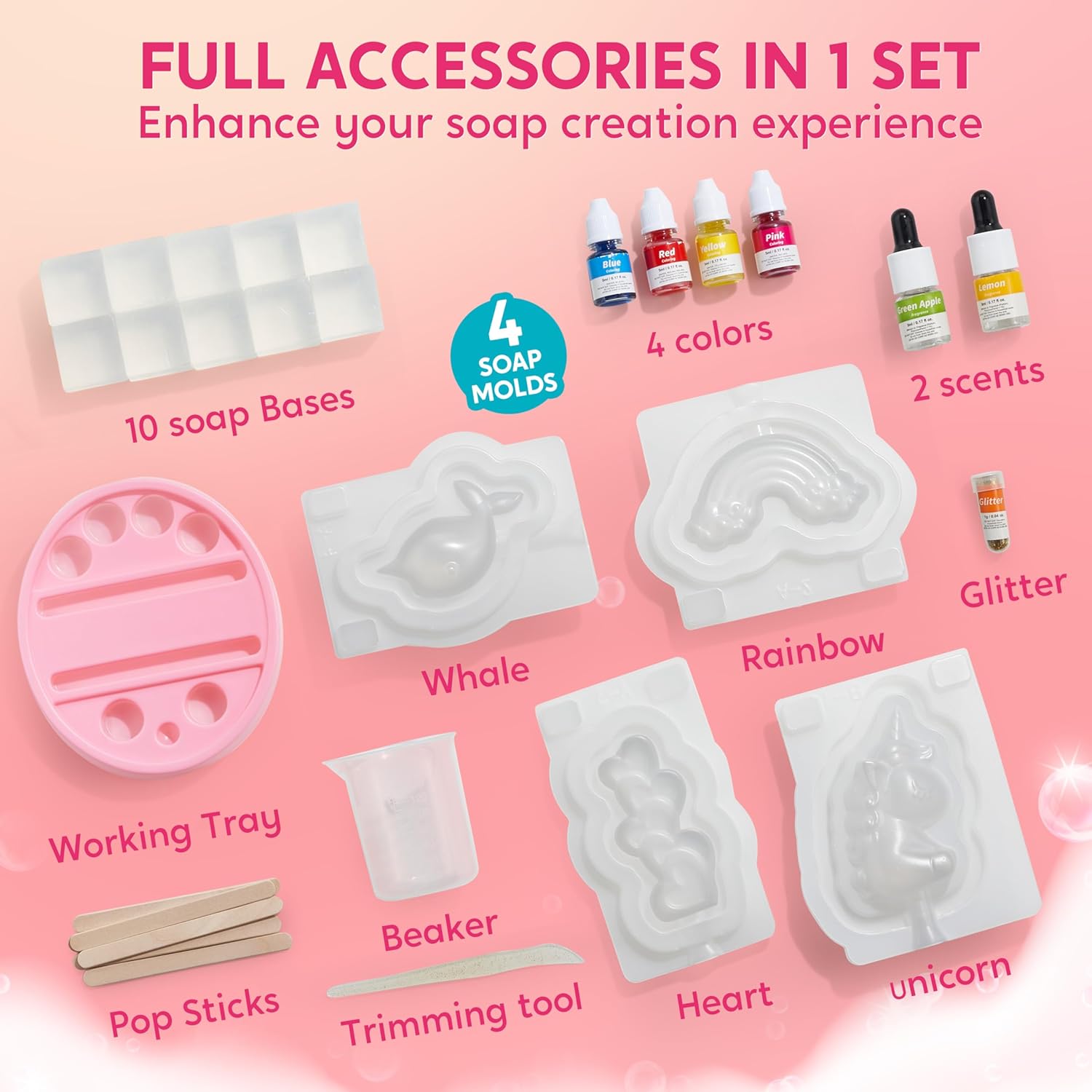 JOYFY Unicorn Soap Making Kit  - Soap Making Gifts recension och pris