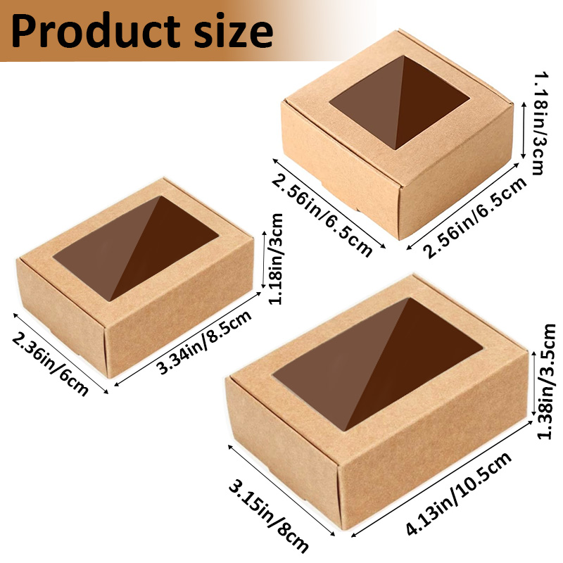 15/35/50 PCS Self-Made Package - Kraft Soap Label recension och pris