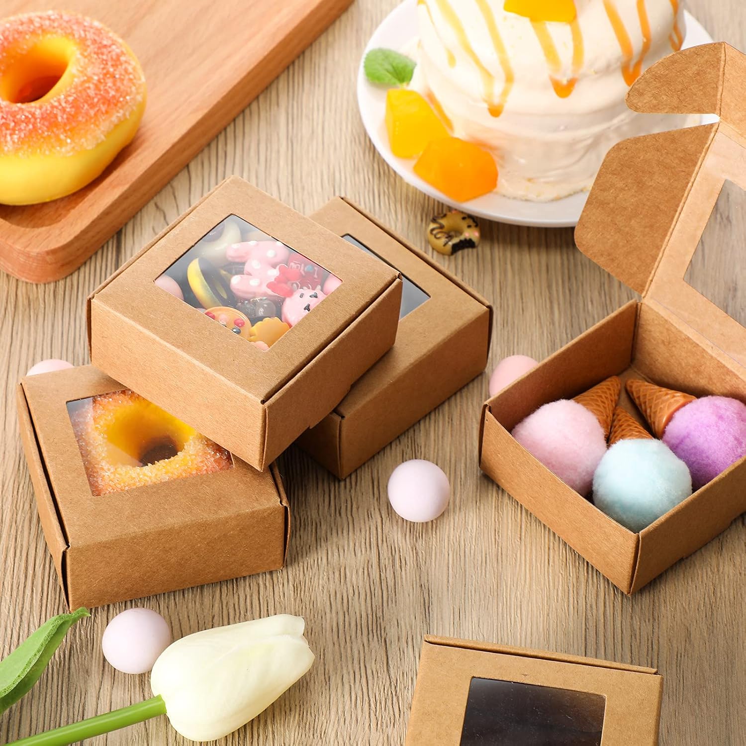 15/35/50 PCS Self-Made Package - Kraft Soap Label recension och pris