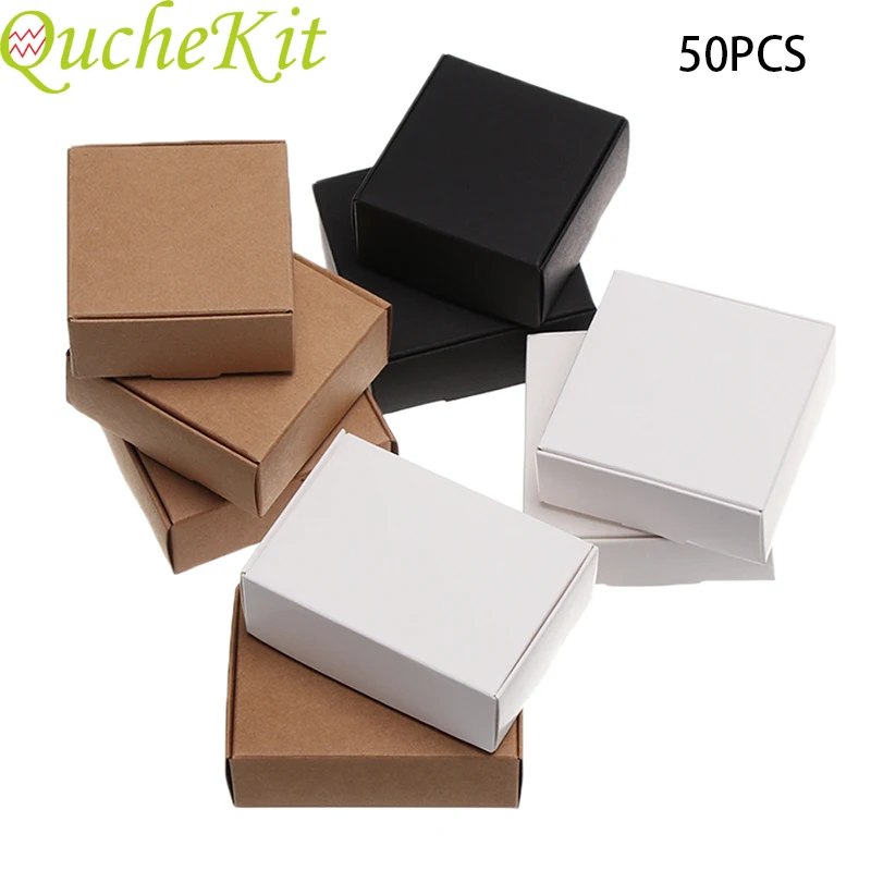 50pcs/lot Square White Handmad - Kraft Soap Label recension och pris