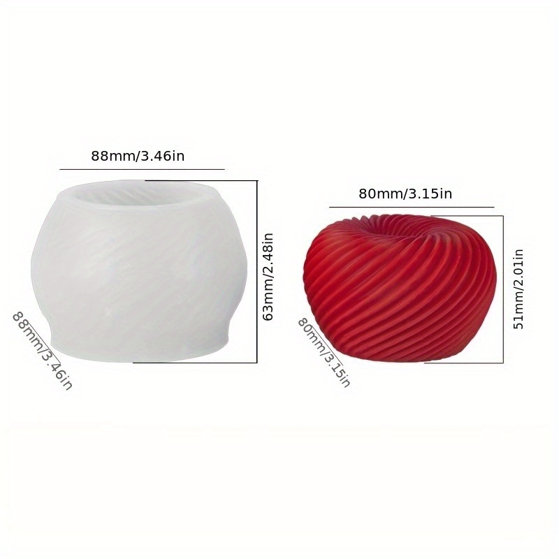 A trendy red apple silicone mo - Soap Making Bar recension och pris