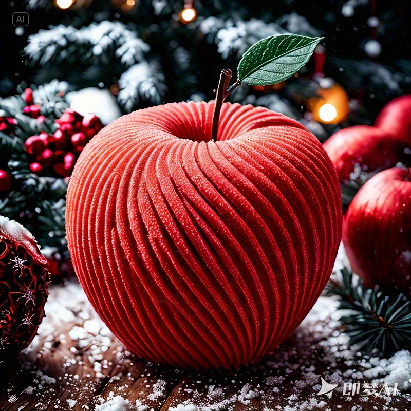 A trendy red apple silicone mo - Soap Making Bar recension och pris