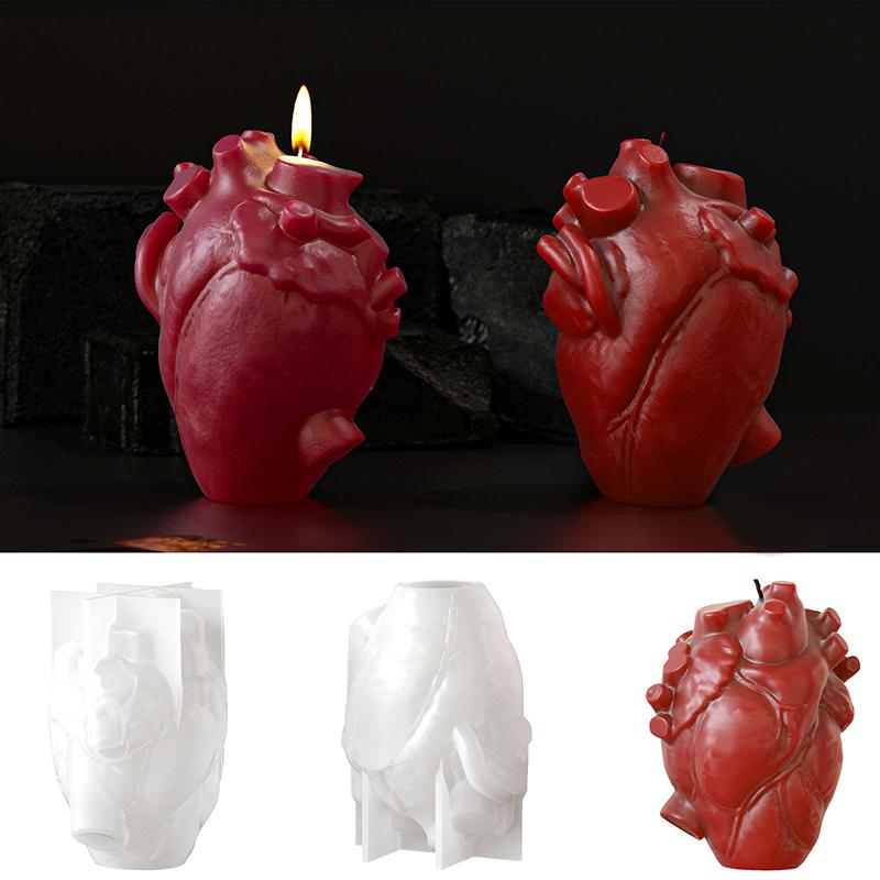 DIY Heart Shaped Candle Silico - Soap Making Gifts recension och pris