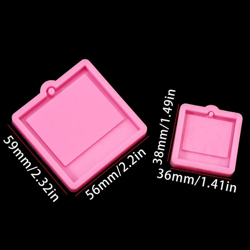 Photo Frame Epoxy Resin Keycha - Soap Making Bar recension och pris