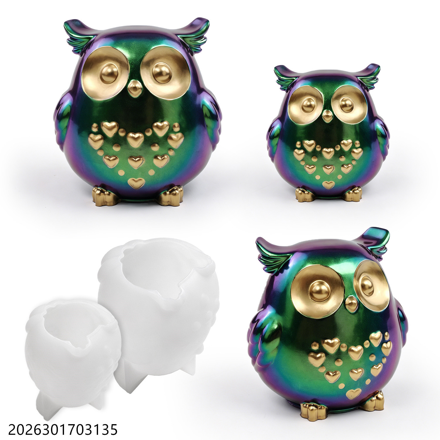 Owl Silicone Mold 3D Bird Shap - Soap Making Bar recension och pris